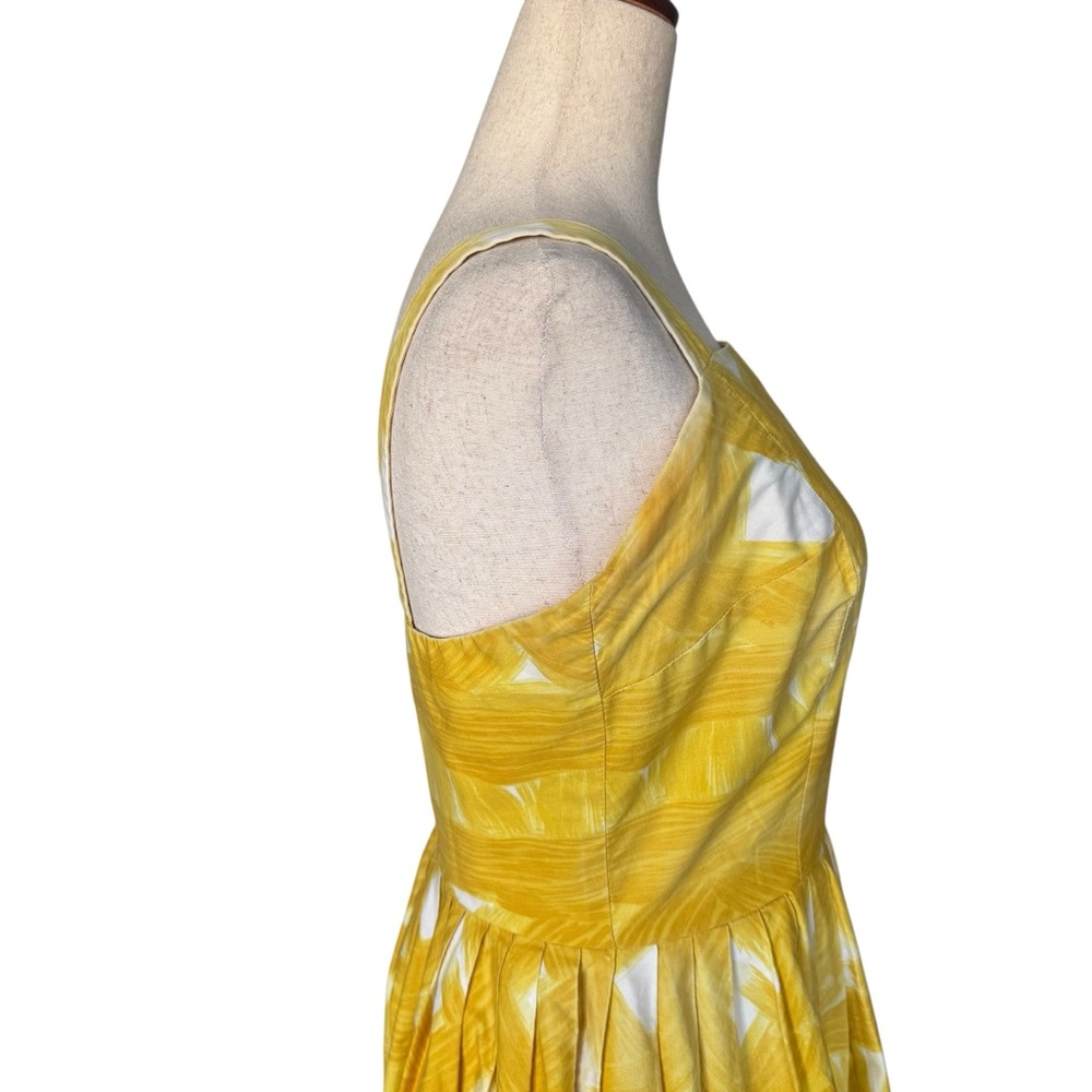 Vintage 50s Bunny’s Casuals Hawaiian Tiki Cotton Floral Dress VLV Small - Picture 5 of 11